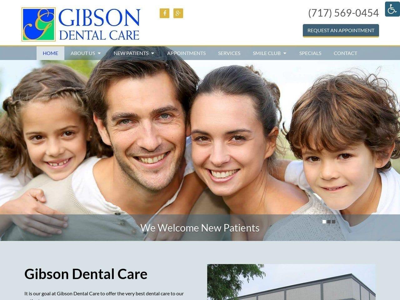 Gibson Dental Care screenshot