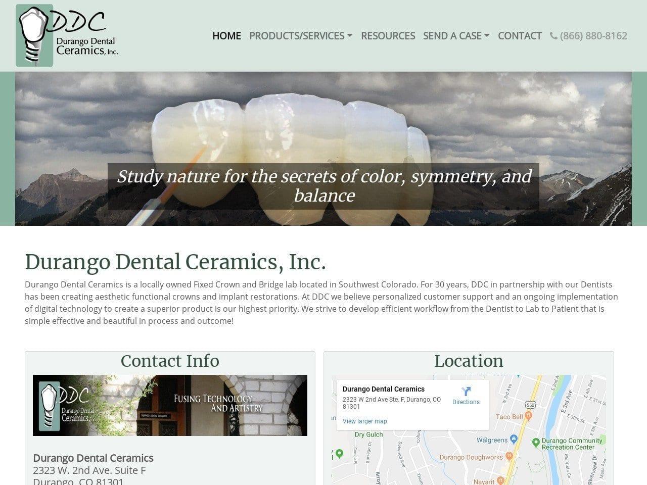 Durango Dental Ceramics screenshot