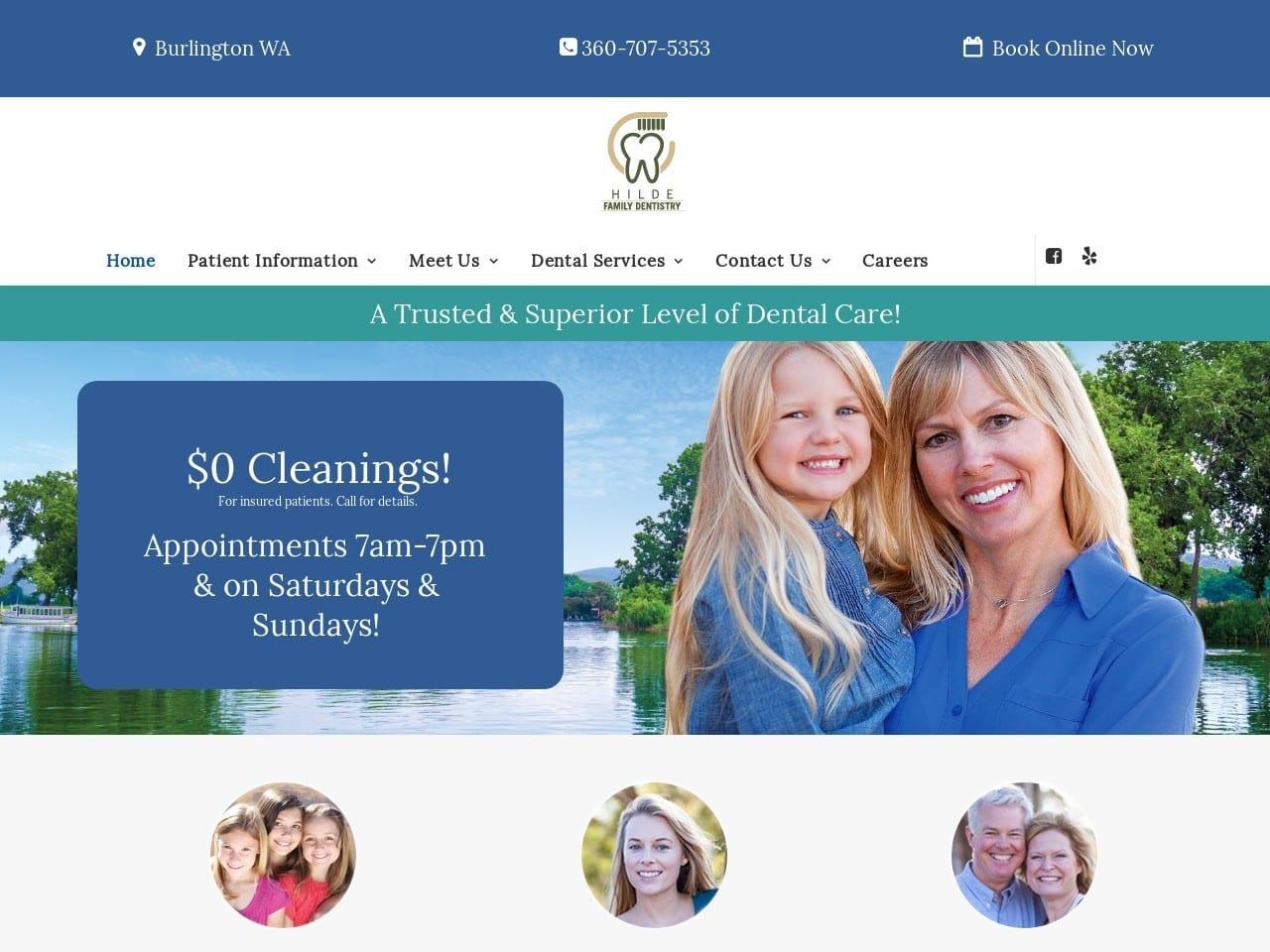 Hilde Family Dentist screenshot
