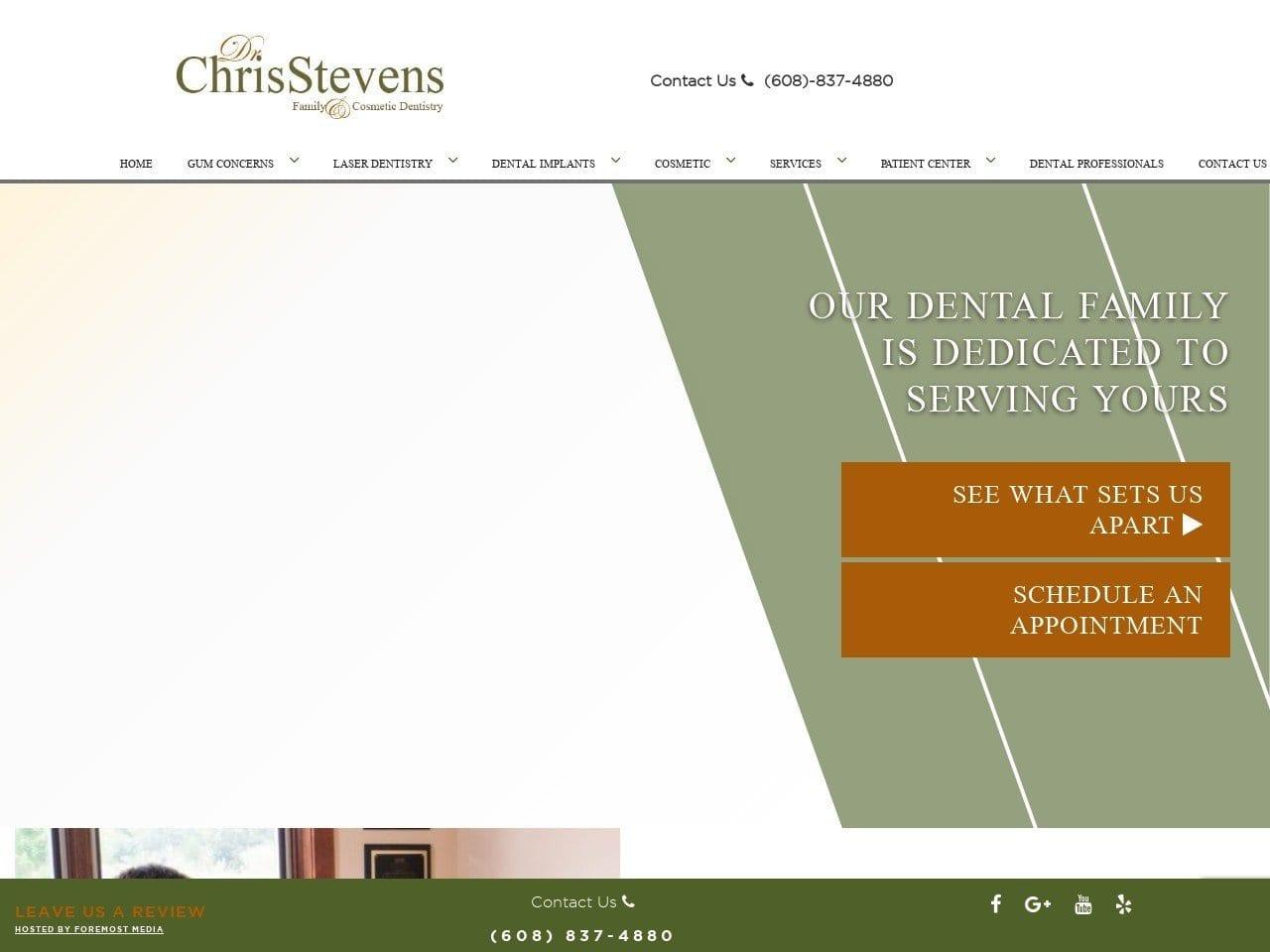 Dr. Chris Stevens Family Cosmetic Dentistry screenshot