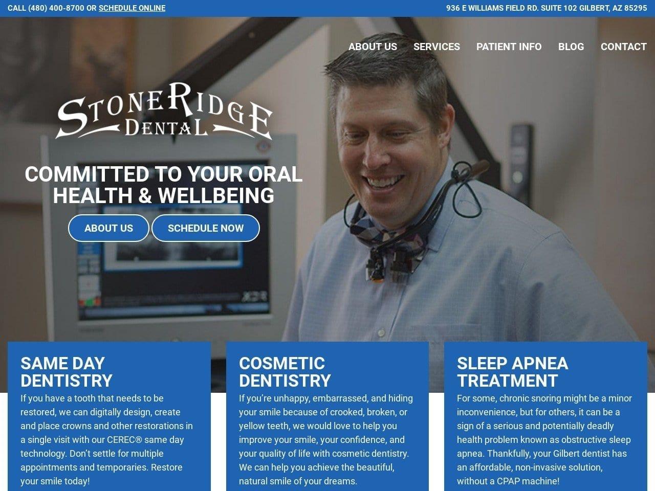 Stoneridge Dental screenshot