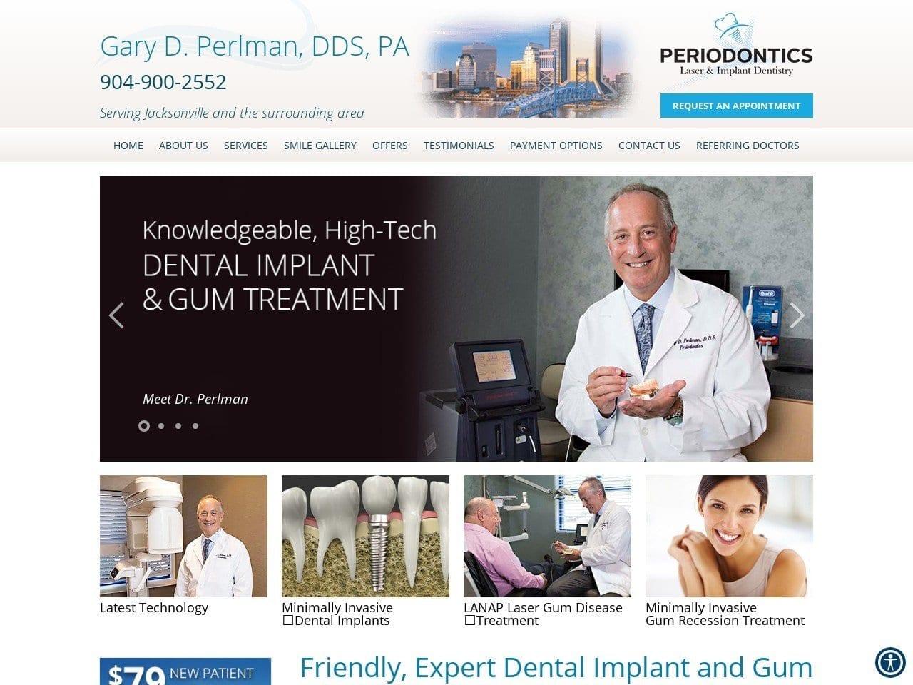 Perlman Gary D DDS screenshot