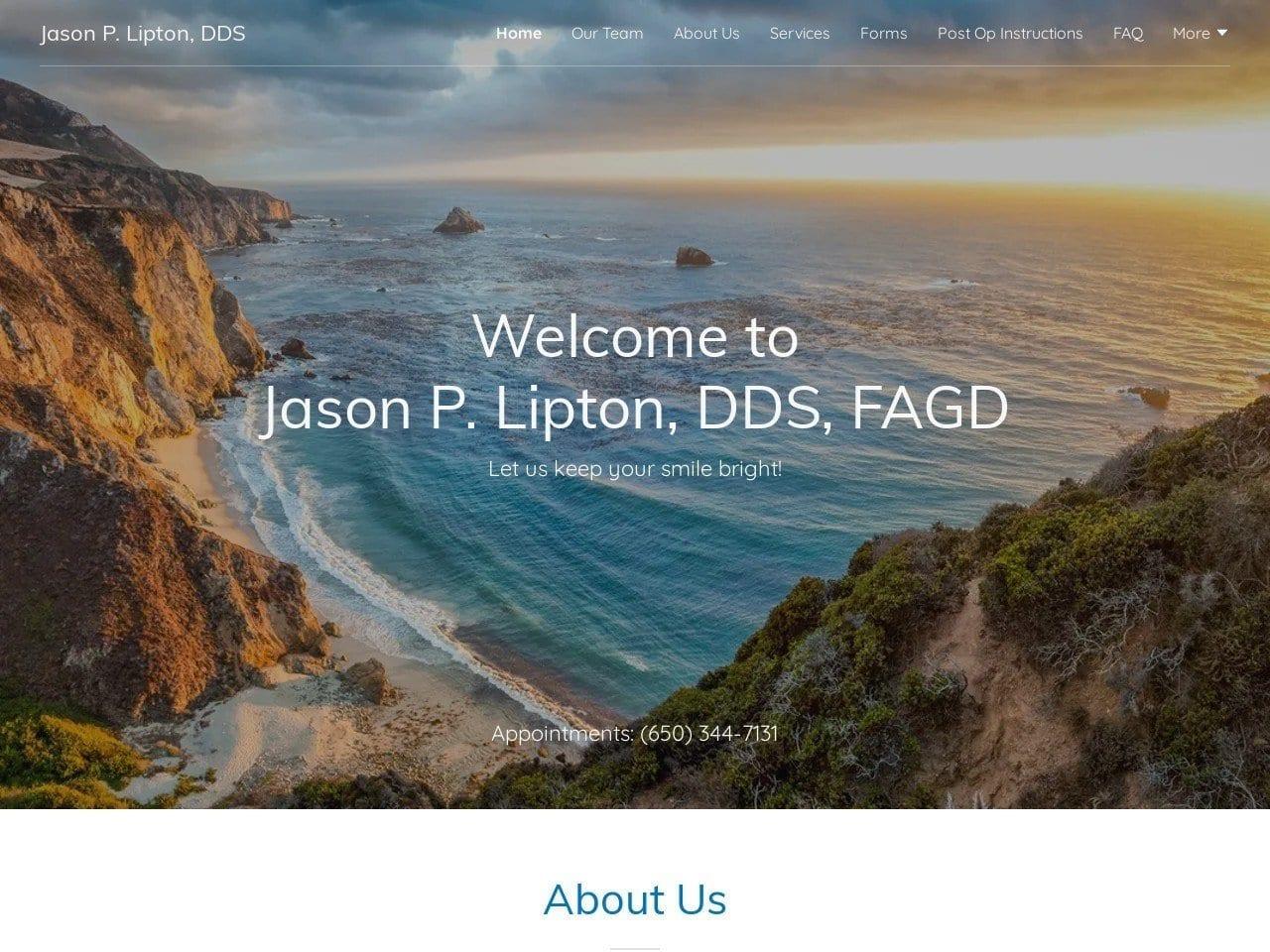 Dr. Jason Lipton DDS screenshot