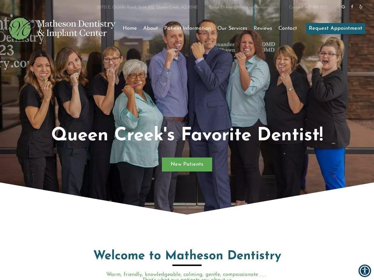 Matheson Dentistry screenshot