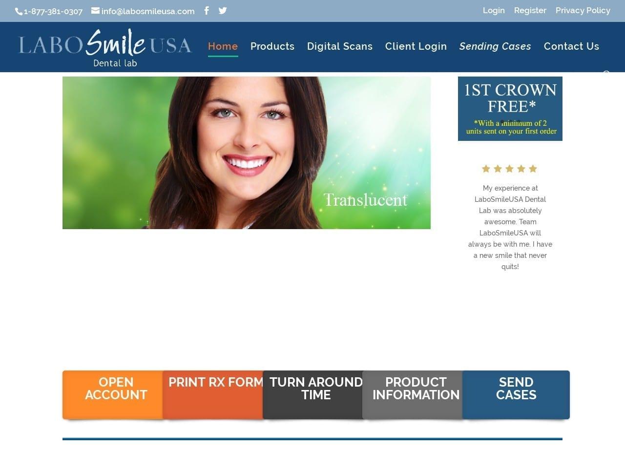 Labosmile USA screenshot