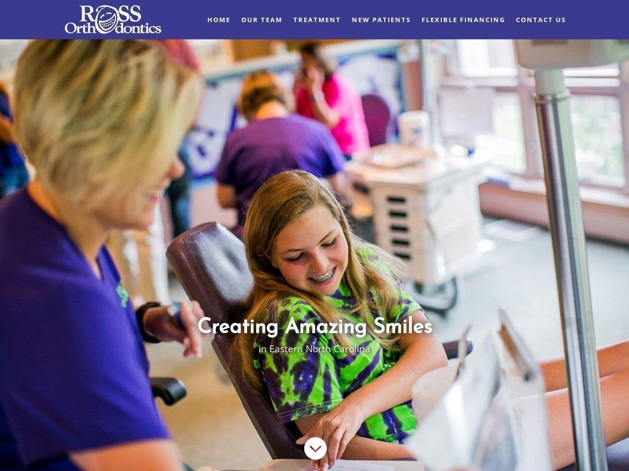 Ross Orthodontics screenshot