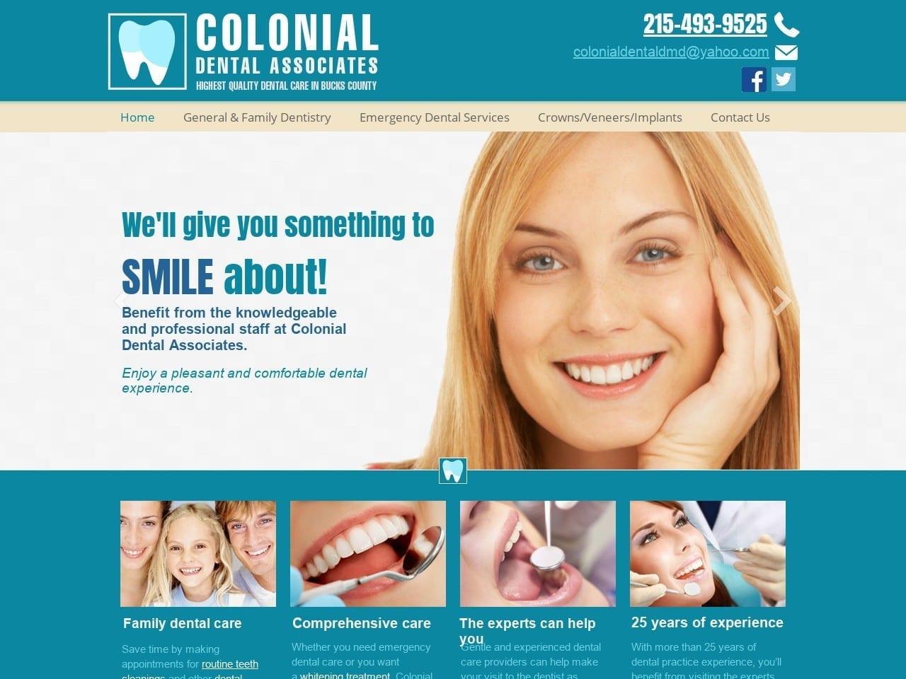 Colonial Dental Associates screenshot