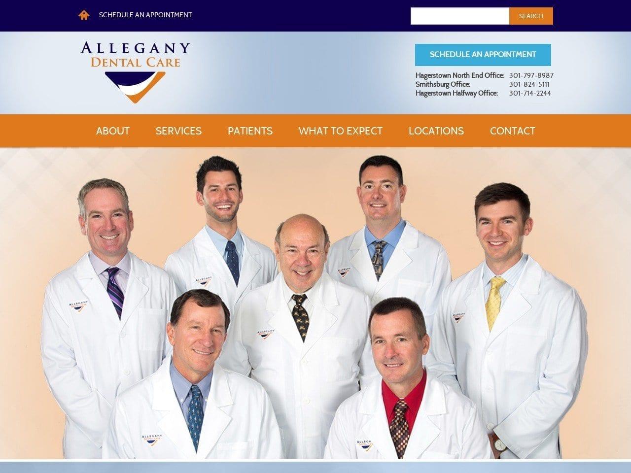 Allegany Dental Care Beachley Edward R DDS screenshot