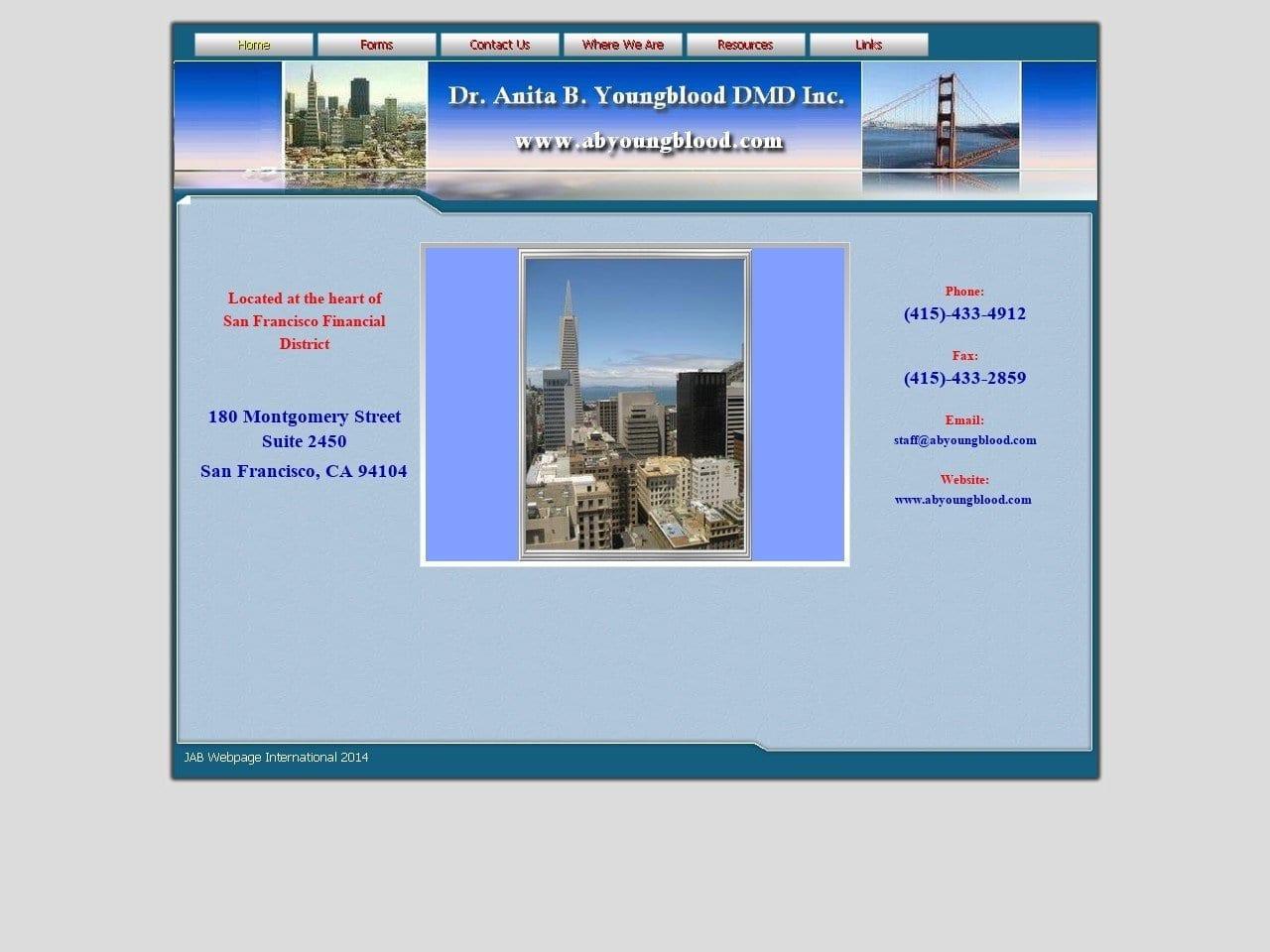 Dr. Anita B. Youngblood DMD Inc screenshot