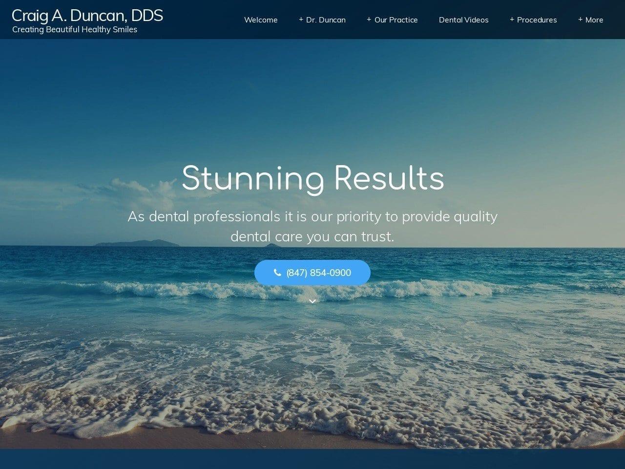 Craig A. Duncan, DDS screenshot