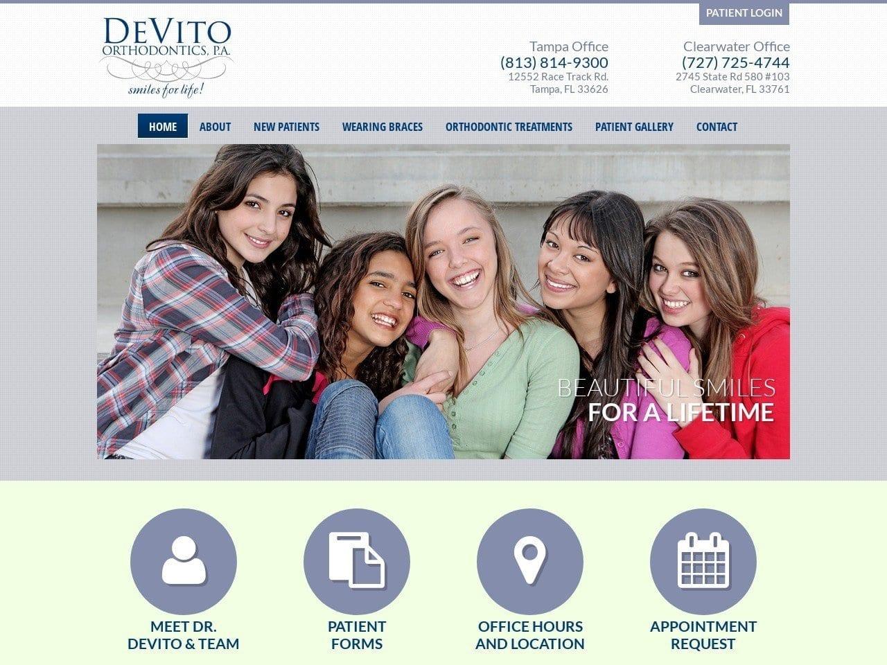 Dr. Michael J. Devito DDS screenshot