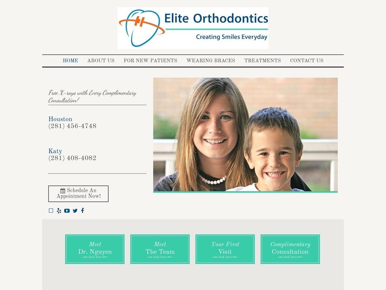 Elite Orthodontics Ann Nguyen DDS MS screenshot