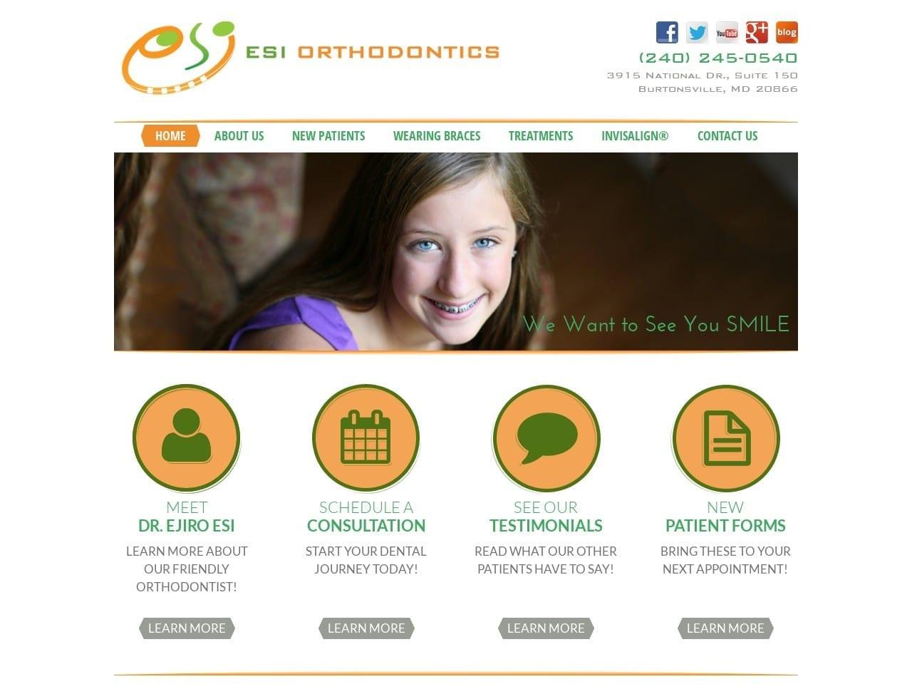 Esi Orthodontics screenshot