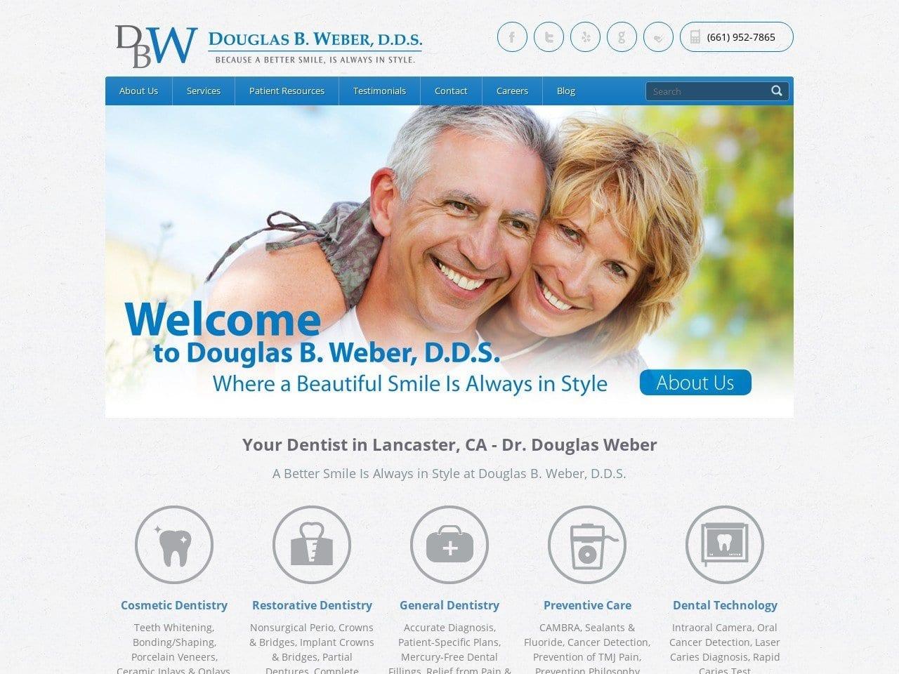 Douglas B. Weber DDS screenshot