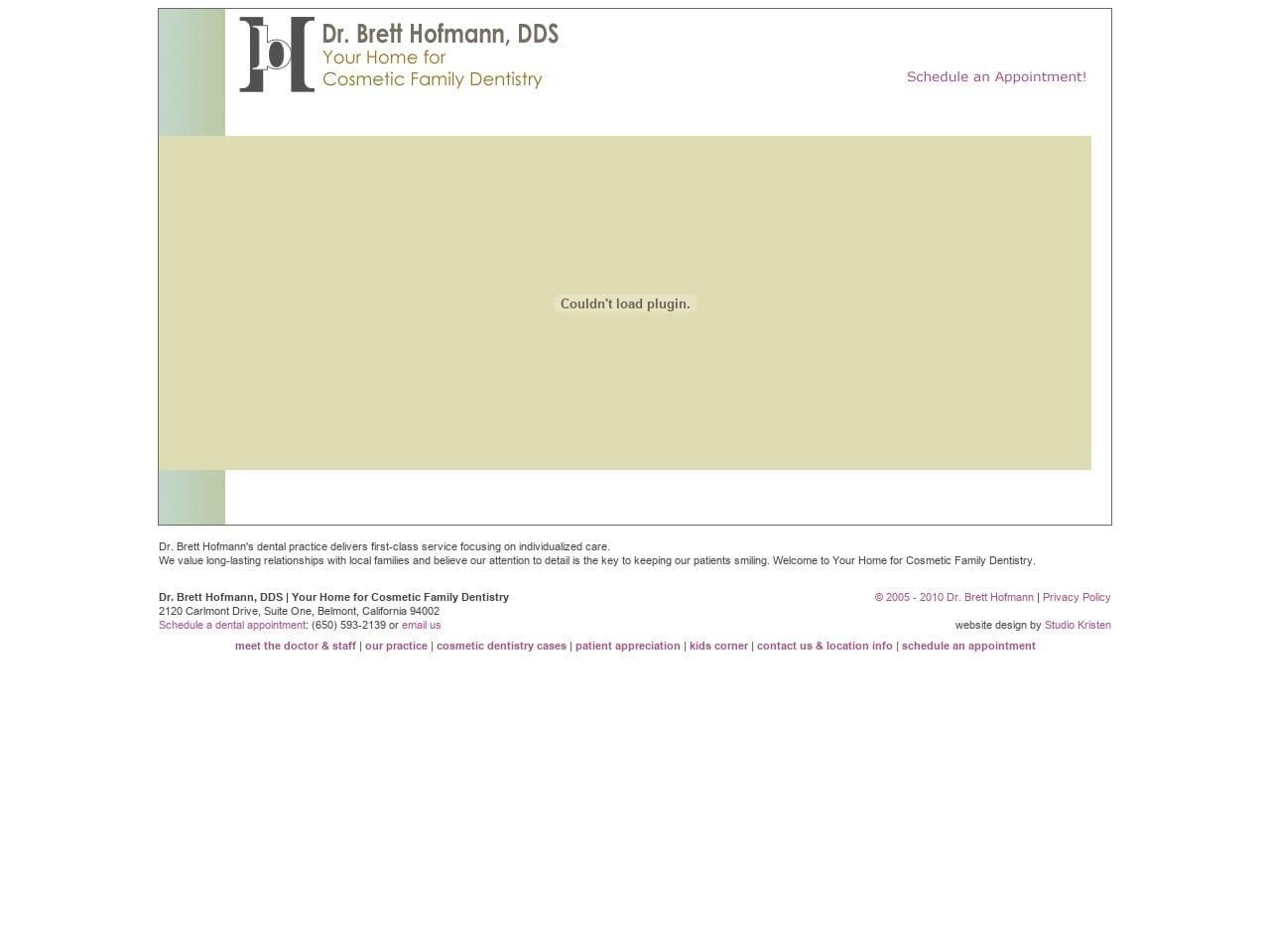 Dr. Brett Hofmann DDS screenshot