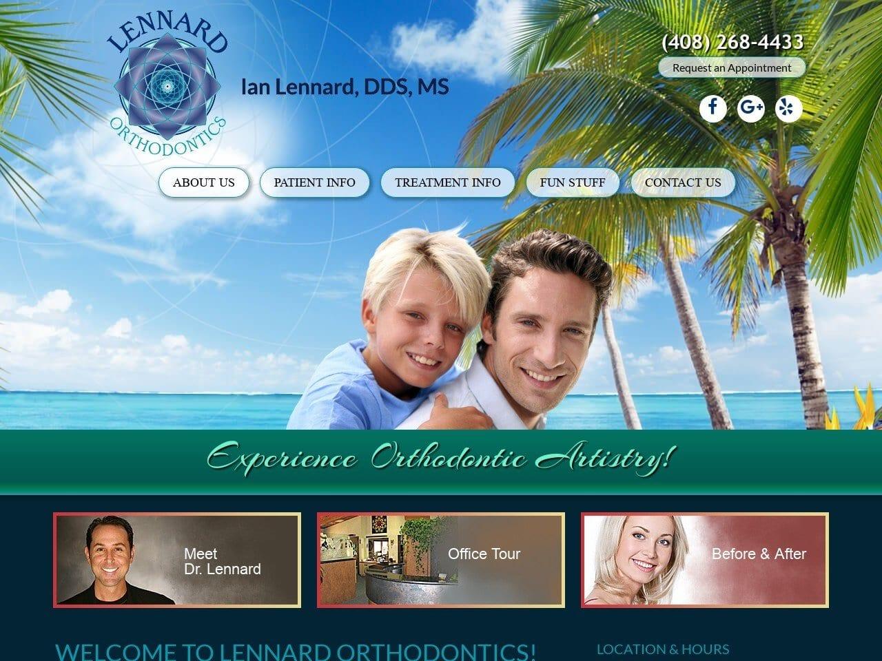 Lennard Orthodontics Ian Lennard DDS MS screenshot