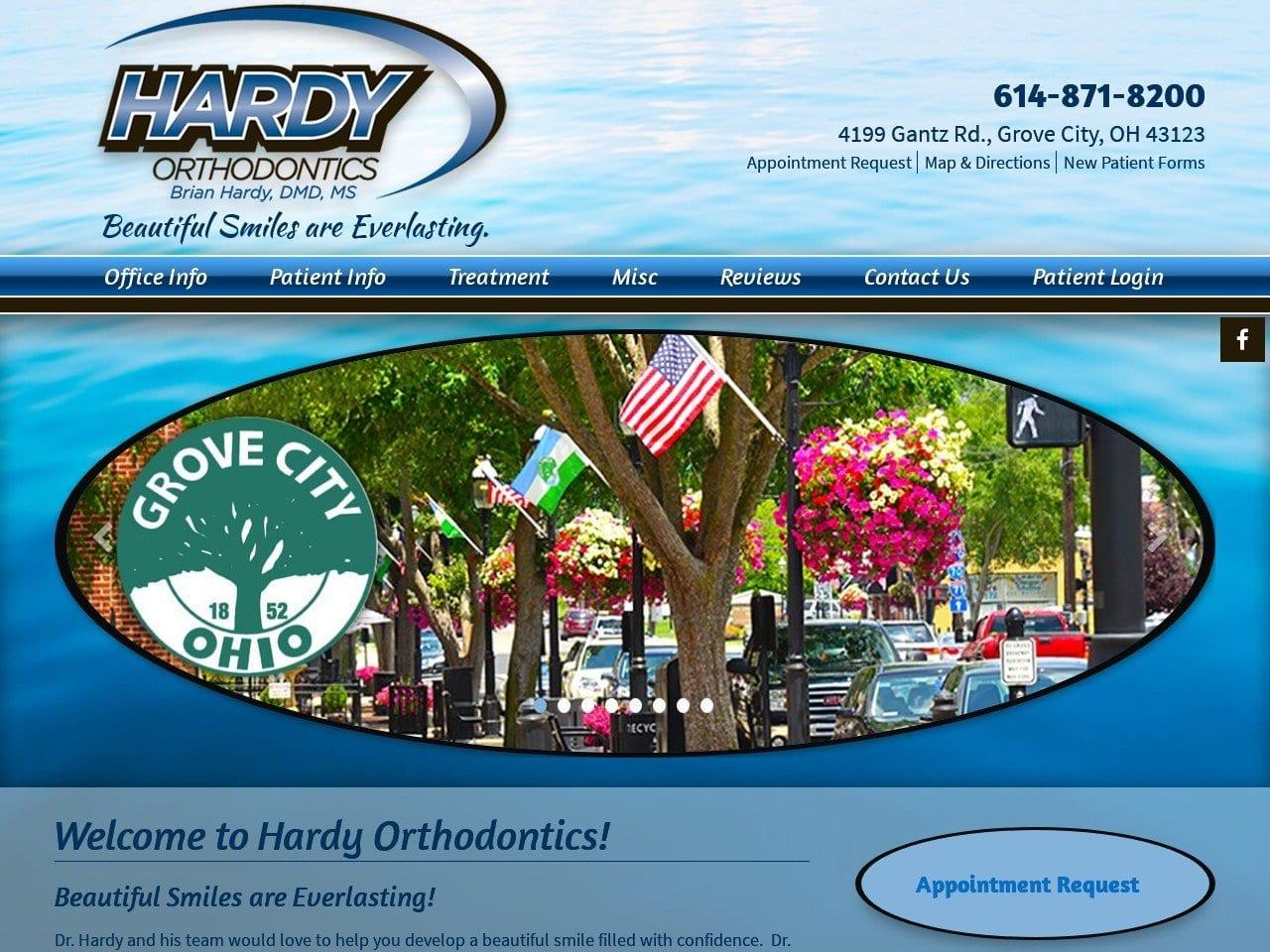 Hardy Orthodontics screenshot
