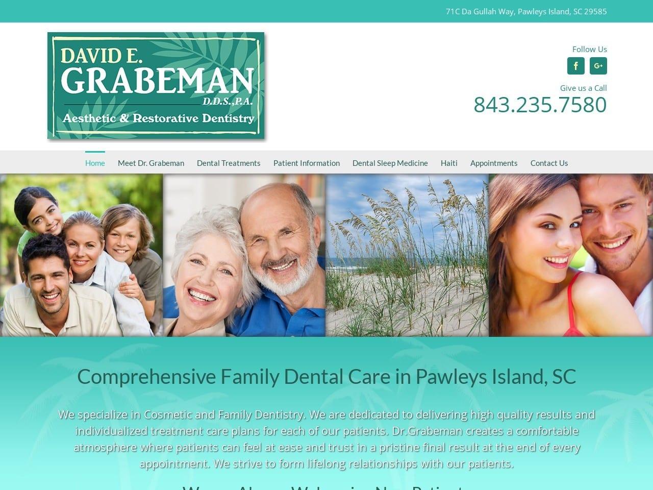 Dr. David E. Grabeman DDS screenshot