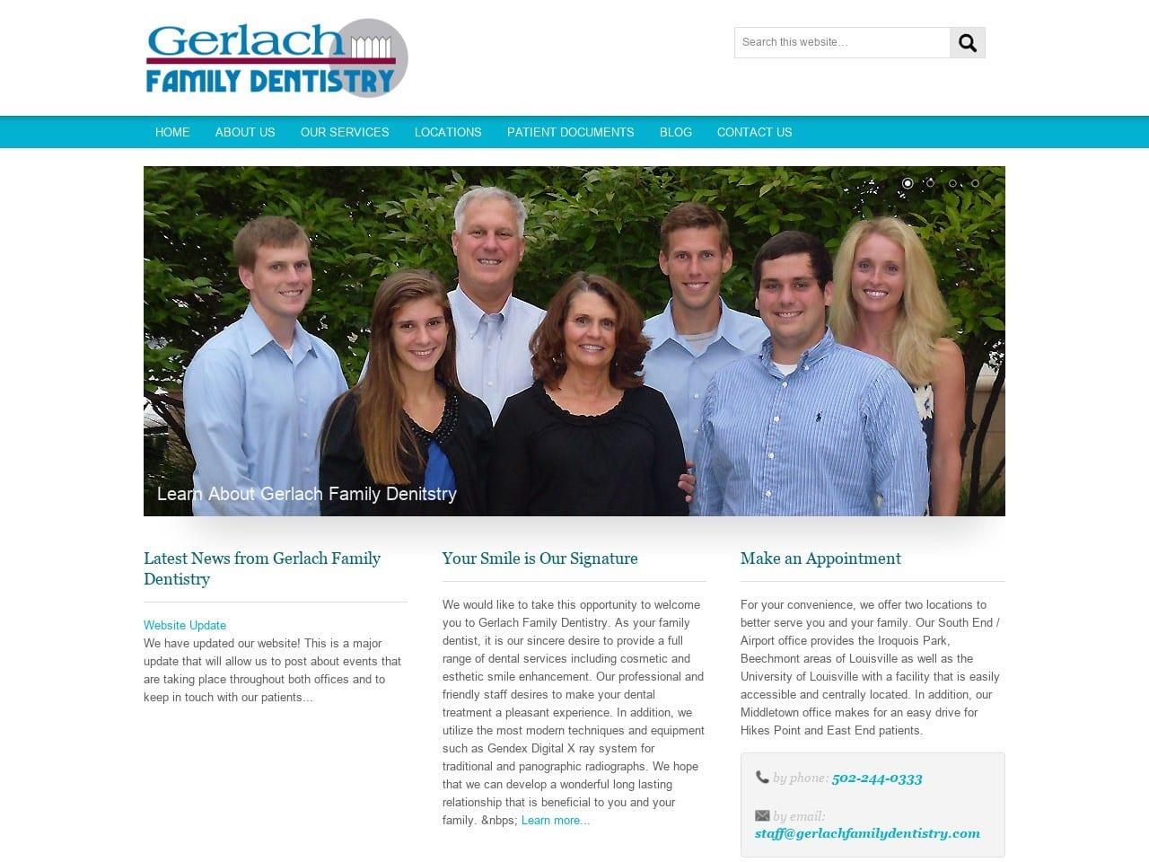 Gerlach Family Dentistry screenshot