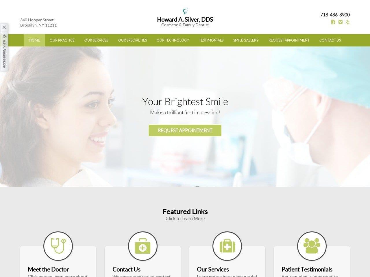 Howard A. Silver DDS screenshot