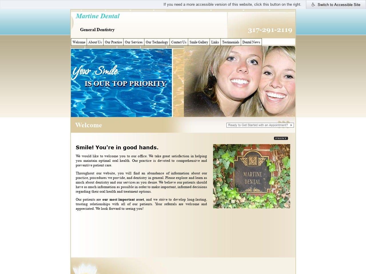 Martine Dental screenshot