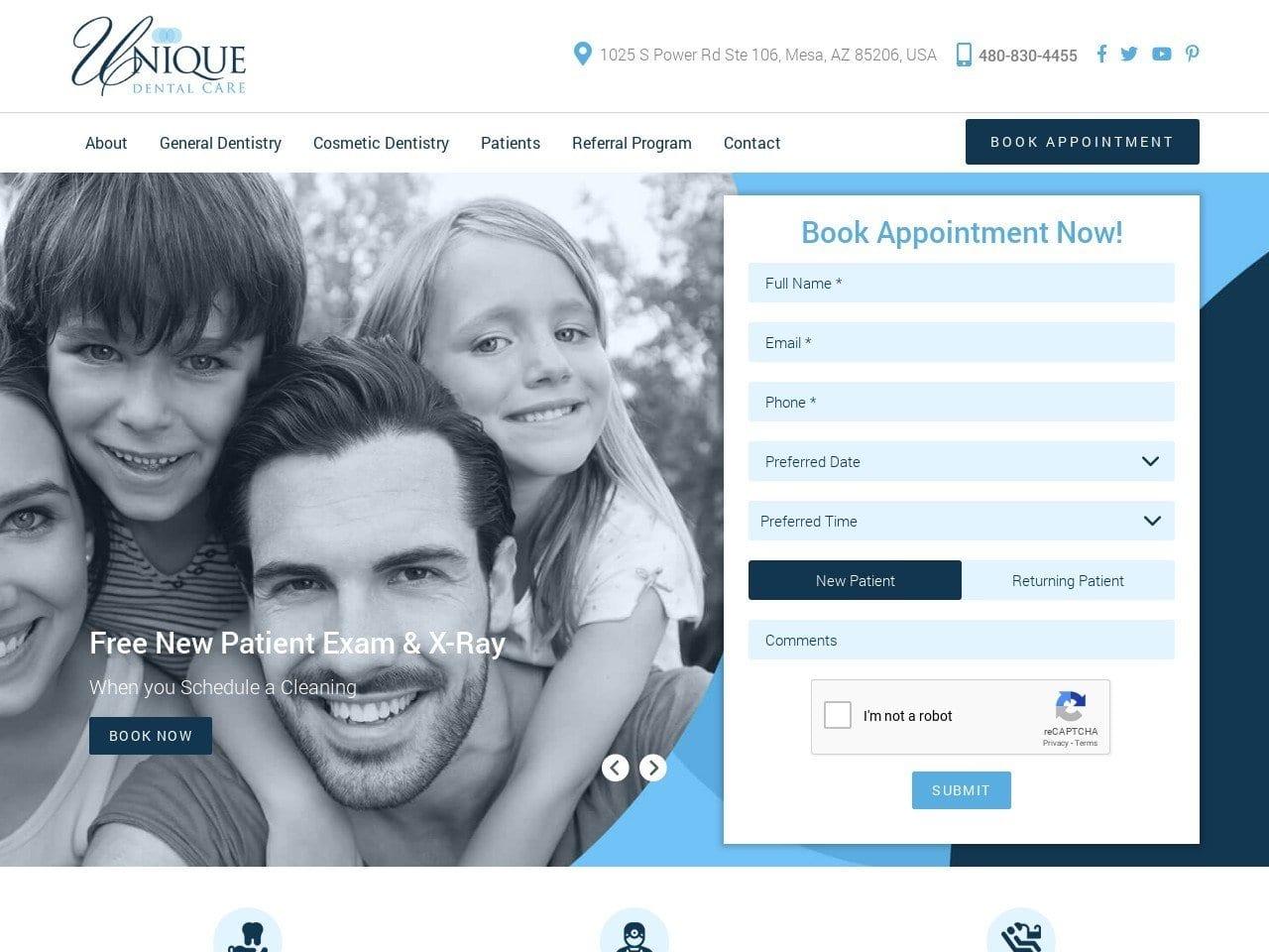 Unique Dental Care screenshot
