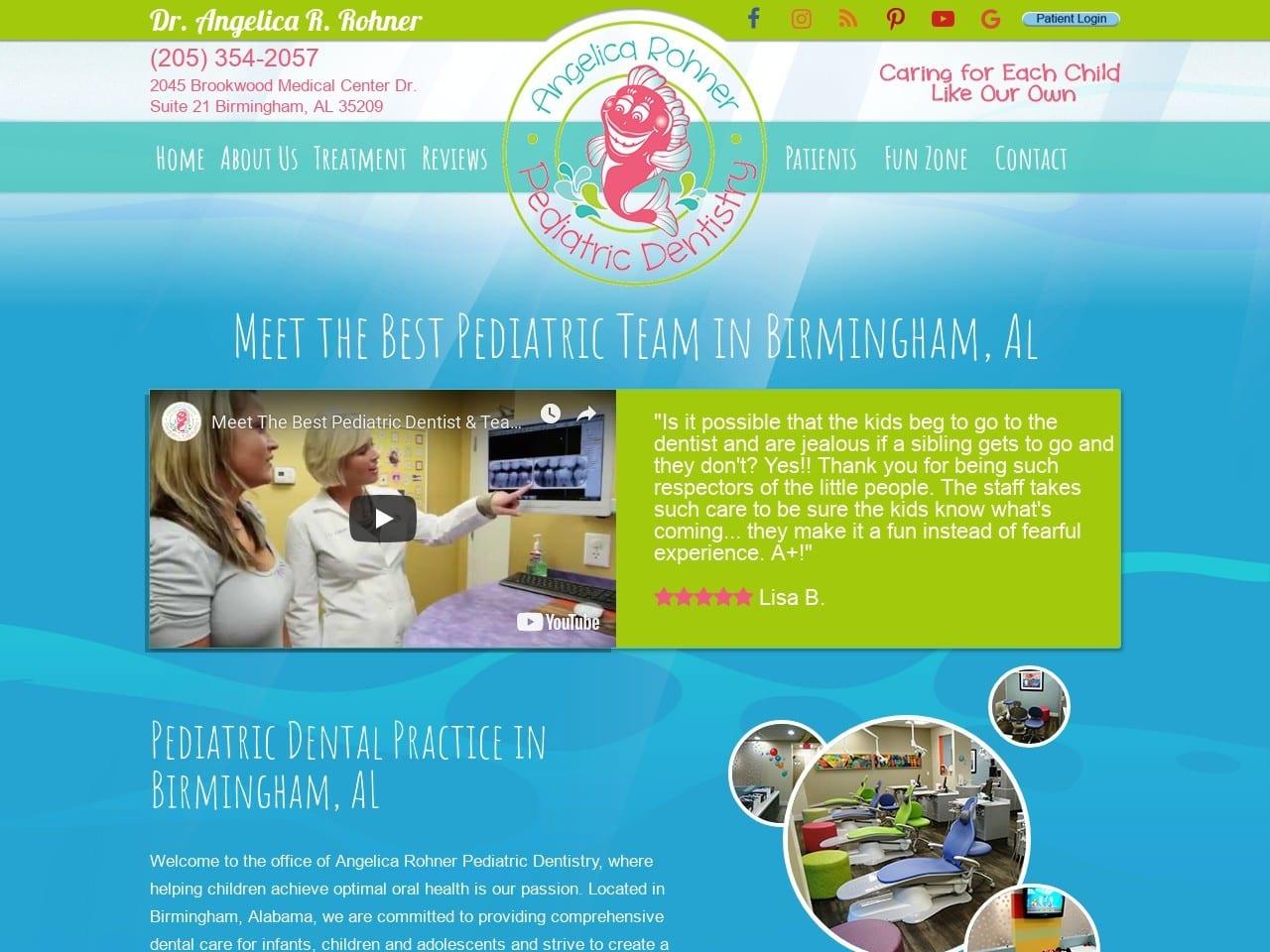 Angelica Rohner Pediatric Dentistry screenshot