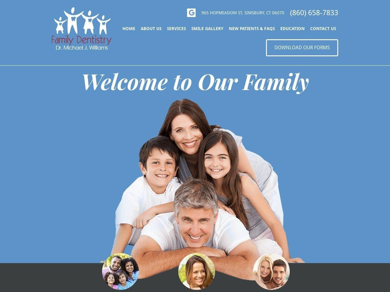 Family Dentistry Dr. Michael J. Williams screenshot