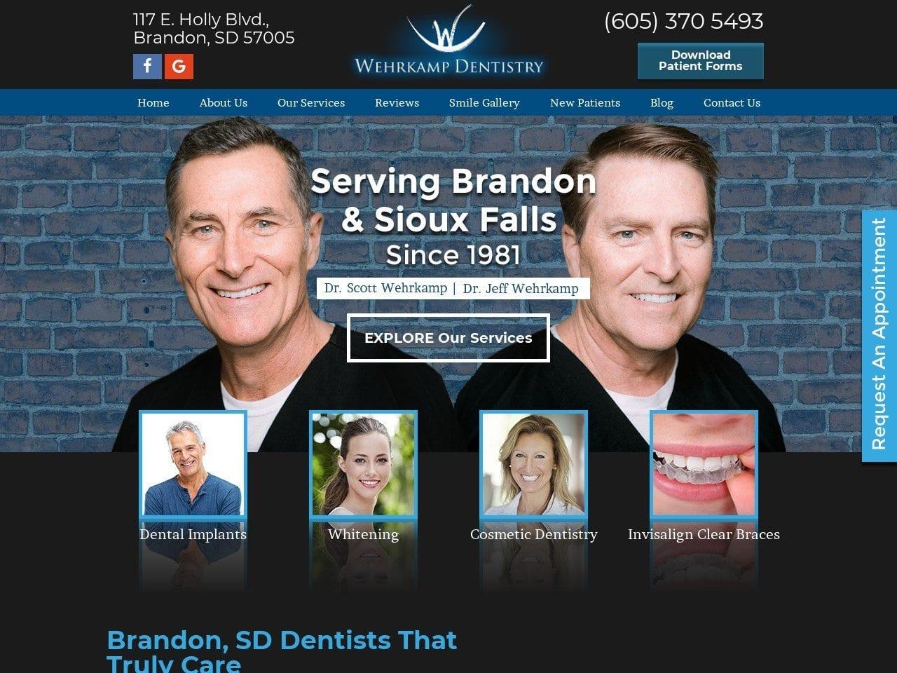 Wehrkamp Dentistry screenshot