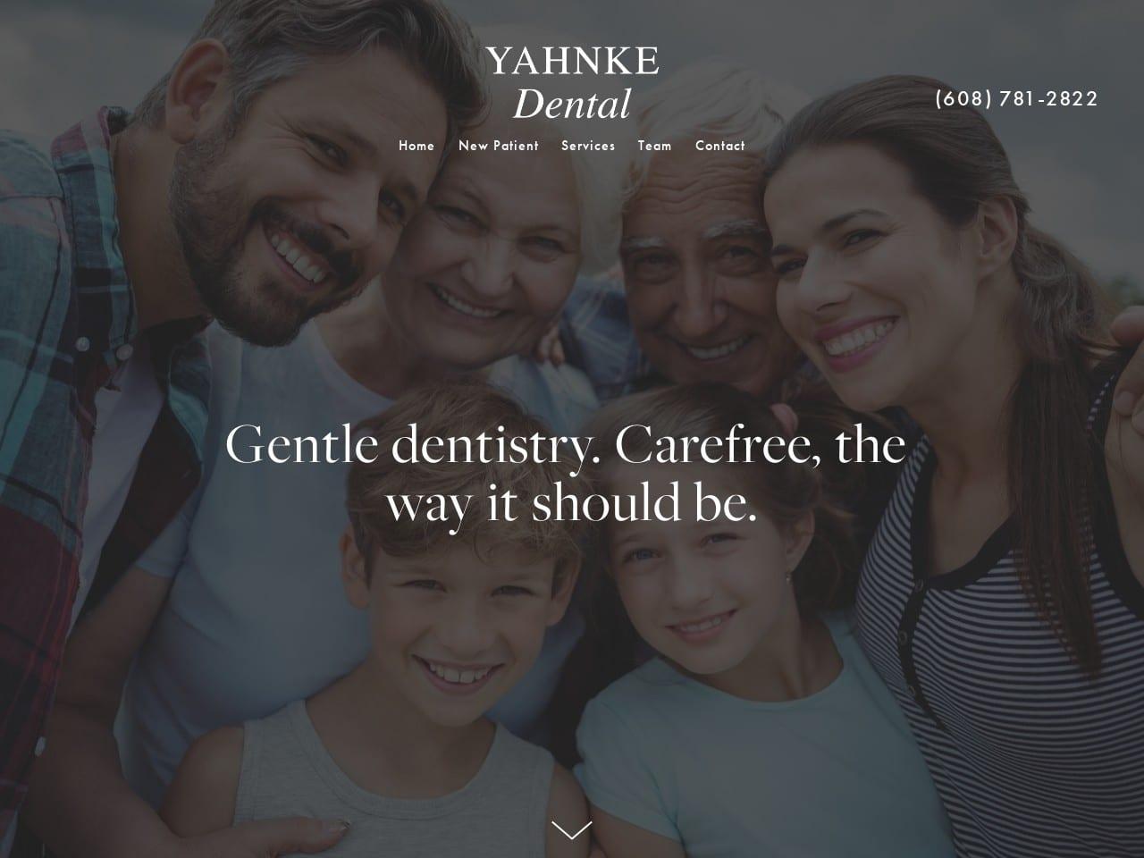 Yahnke Dental screenshot