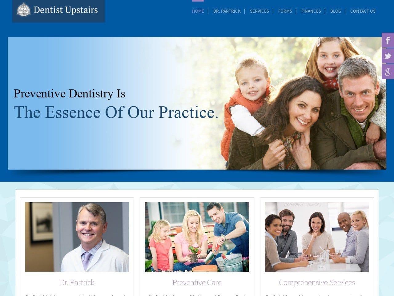 Jeremiah N. Partrick Jr. DDS screenshot