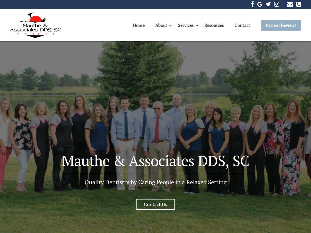 Mauthe William C Dds Dentist screenshot