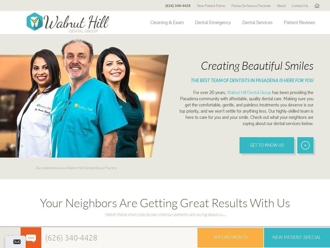 Walnut Hill Dental Group screenshot