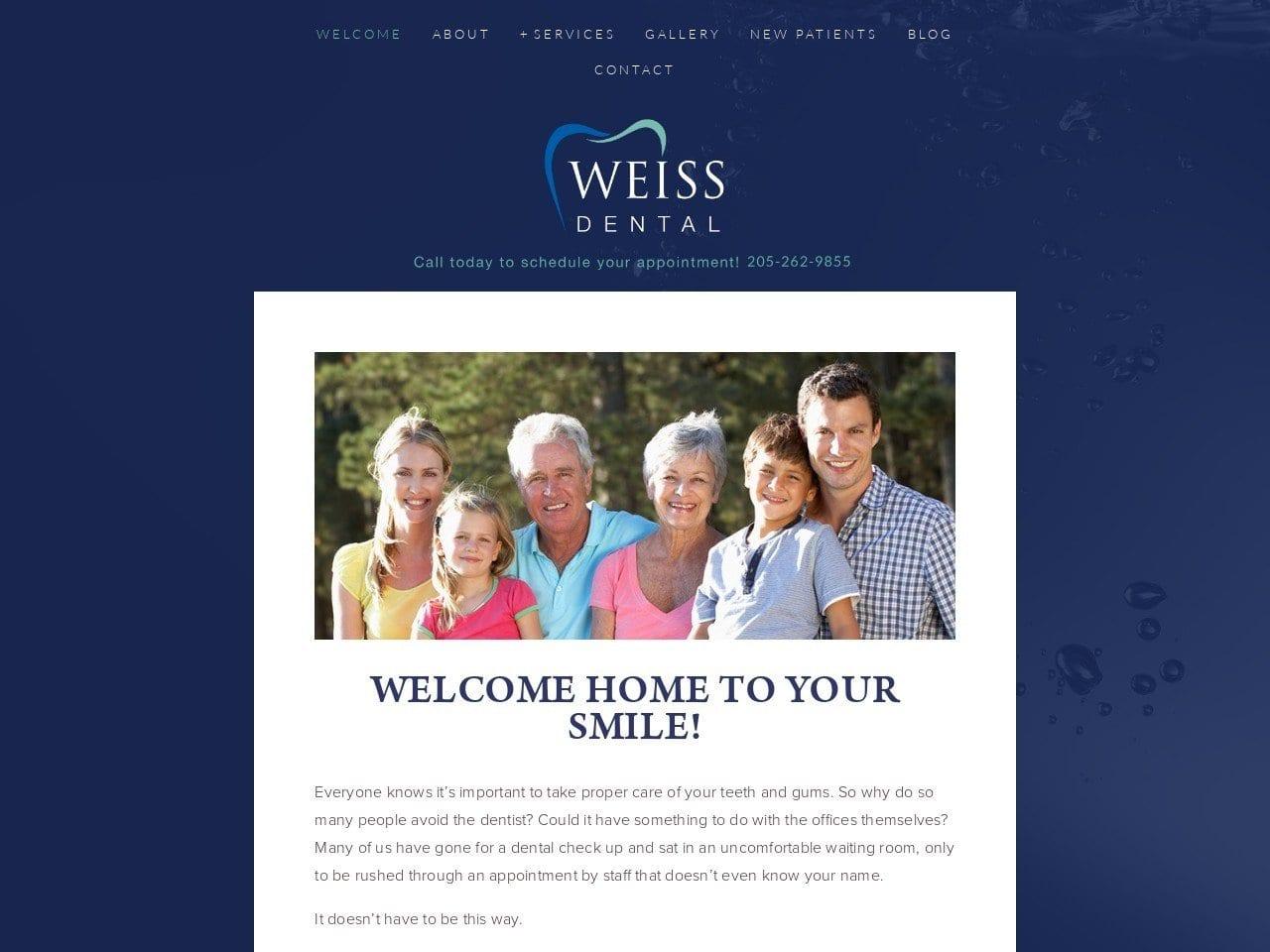 Weiss Dental screenshot