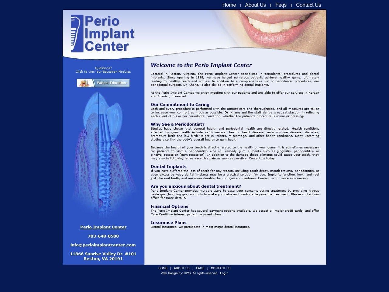 Perio Implant Center Inc screenshot