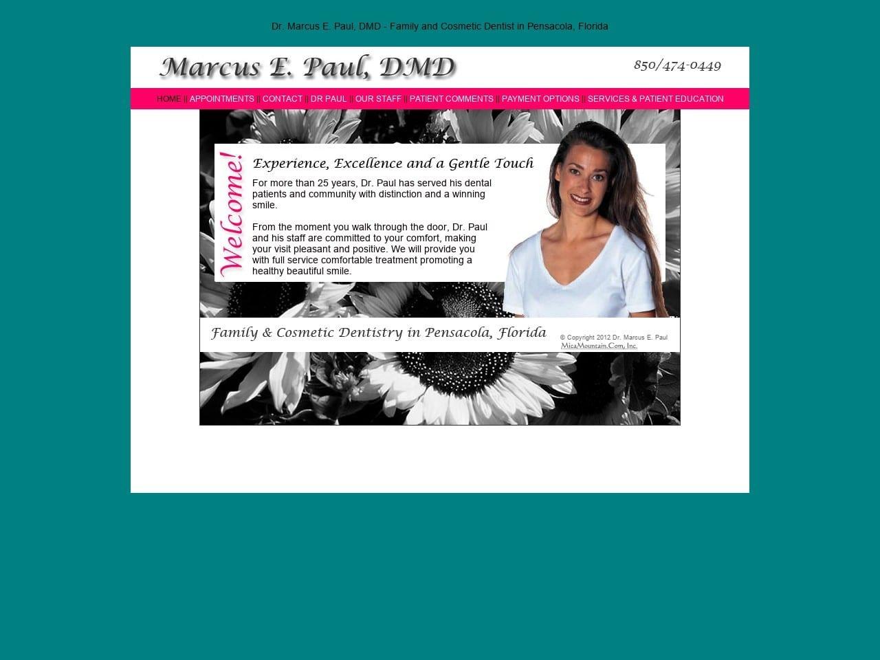 Marcus E Paul DMD screenshot