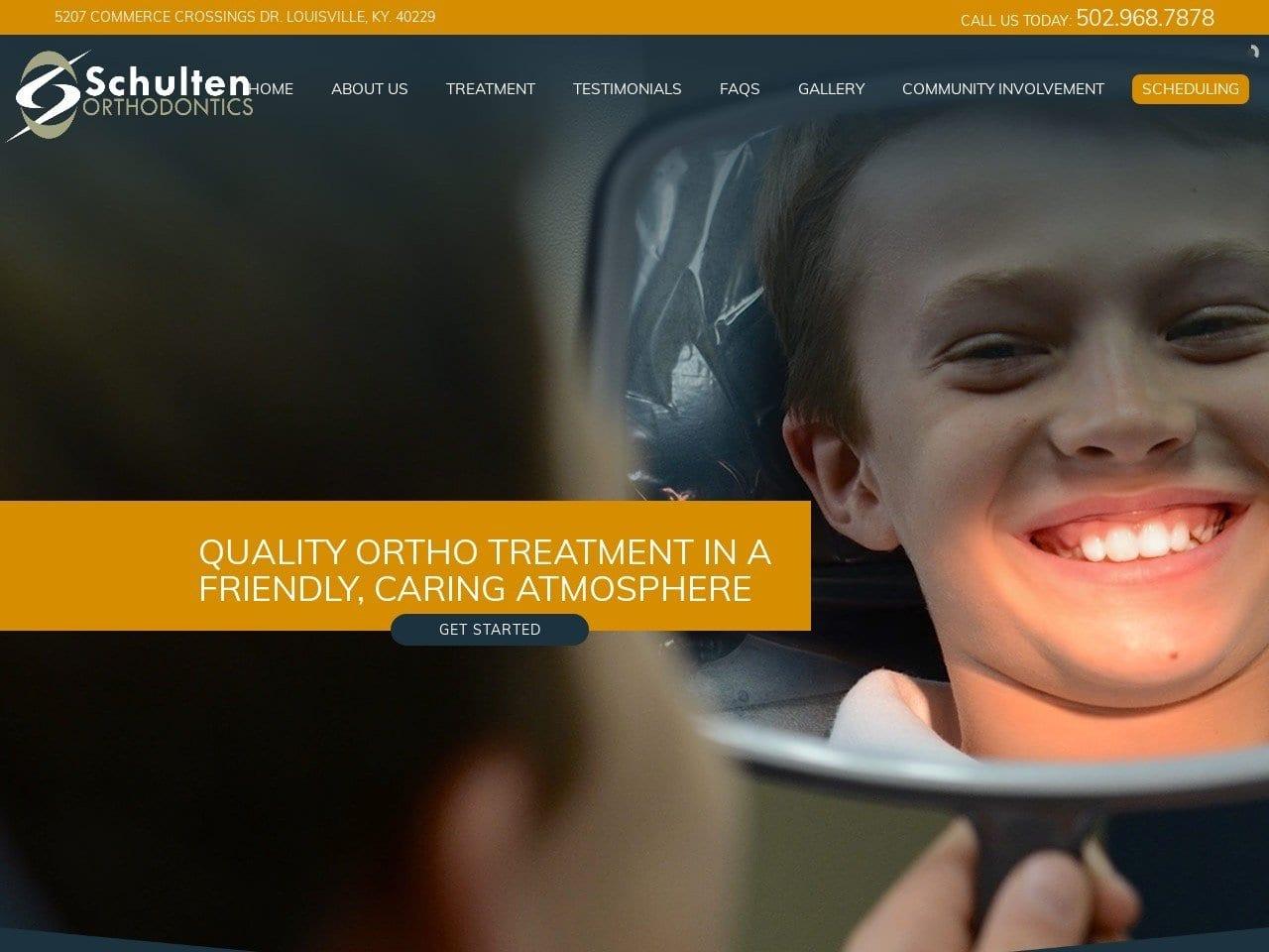 Schulten Orthodontics screenshot