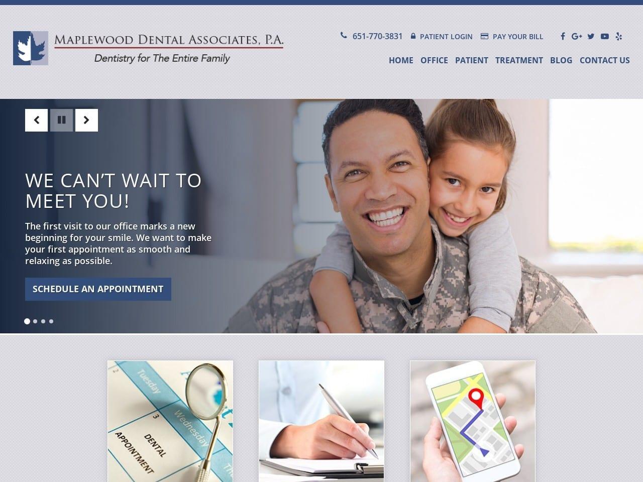 Maplewood Dental Associates screenshot