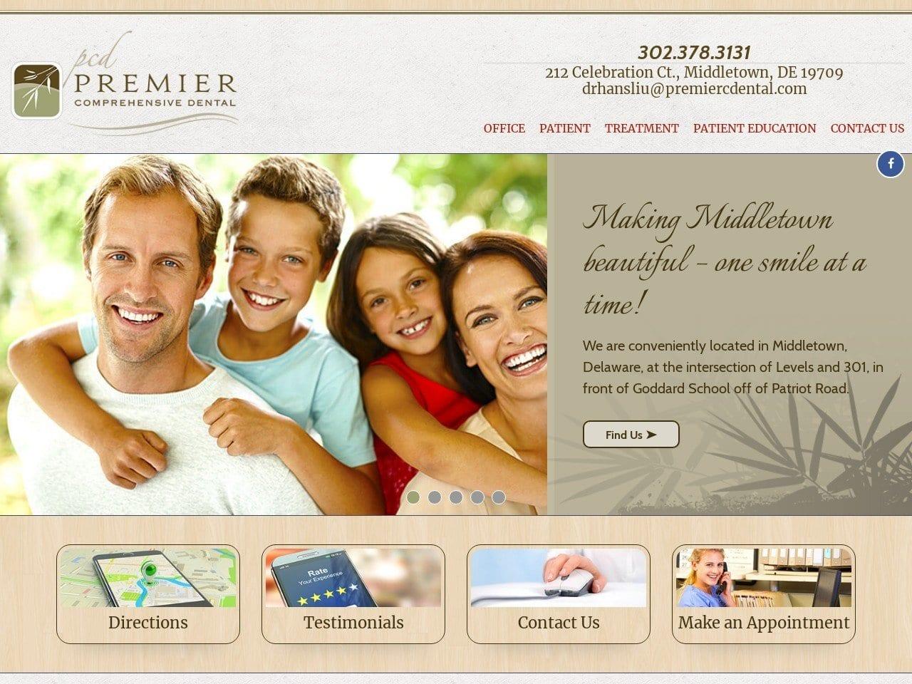 Premier Comprehensive Dental screenshot