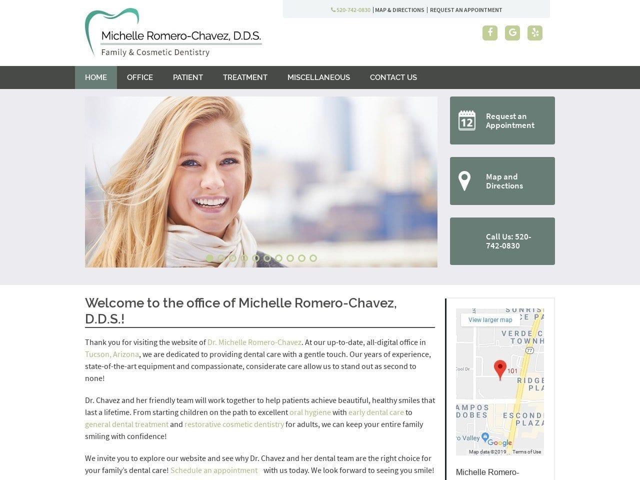 Michelle Chavez DDS screenshot