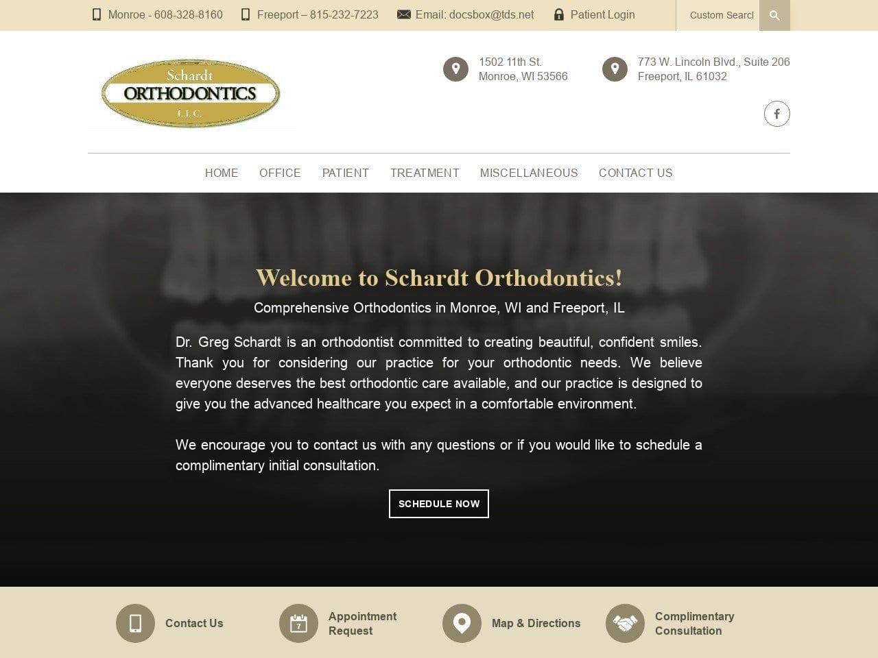 Schardt Orthodontics screenshot