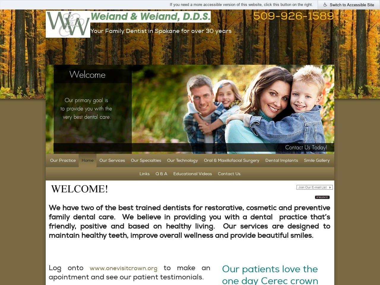 Weiand & Weiand Weiand Ron W DDS screenshot