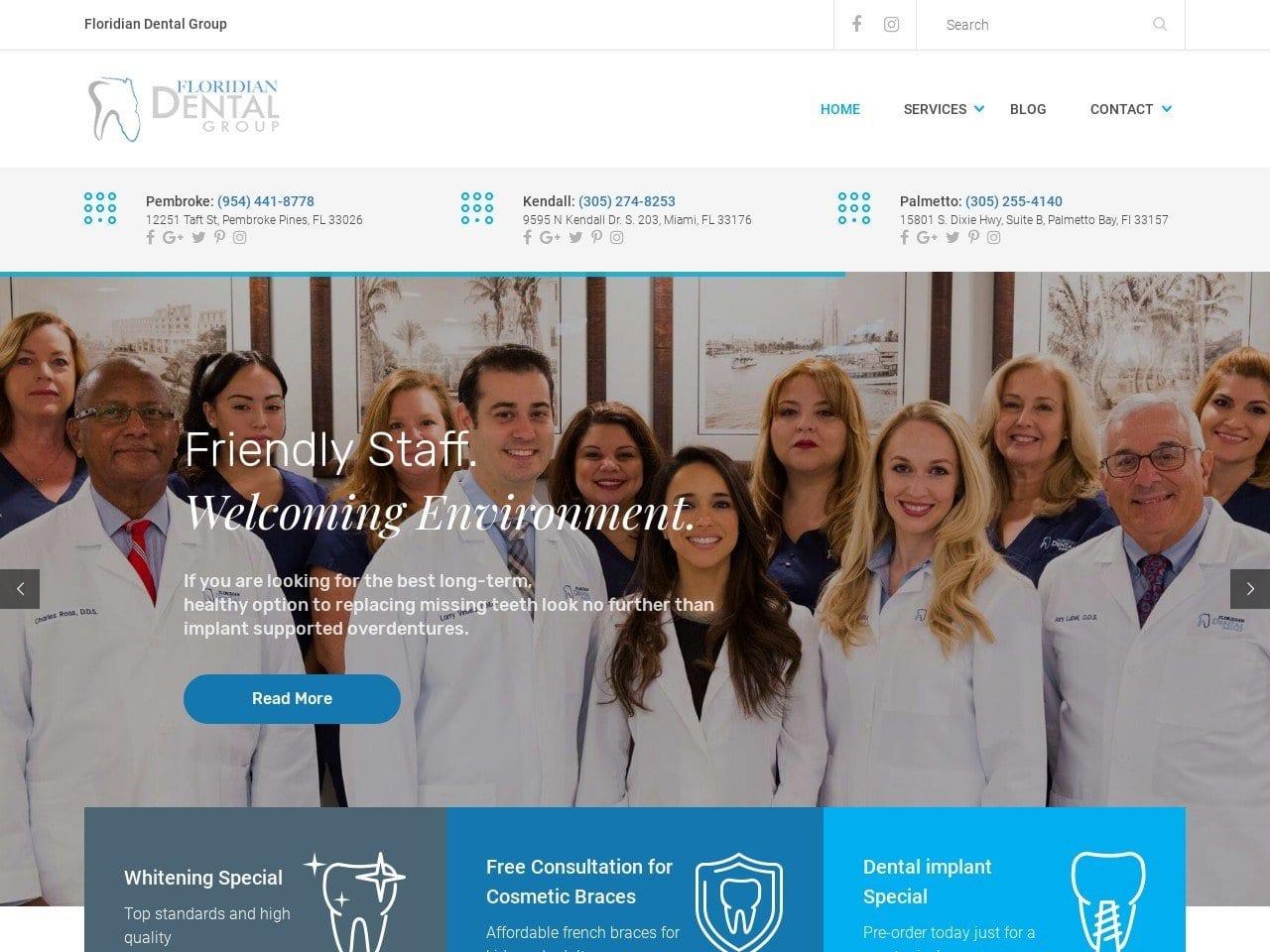 Floridian Dental Group screenshot