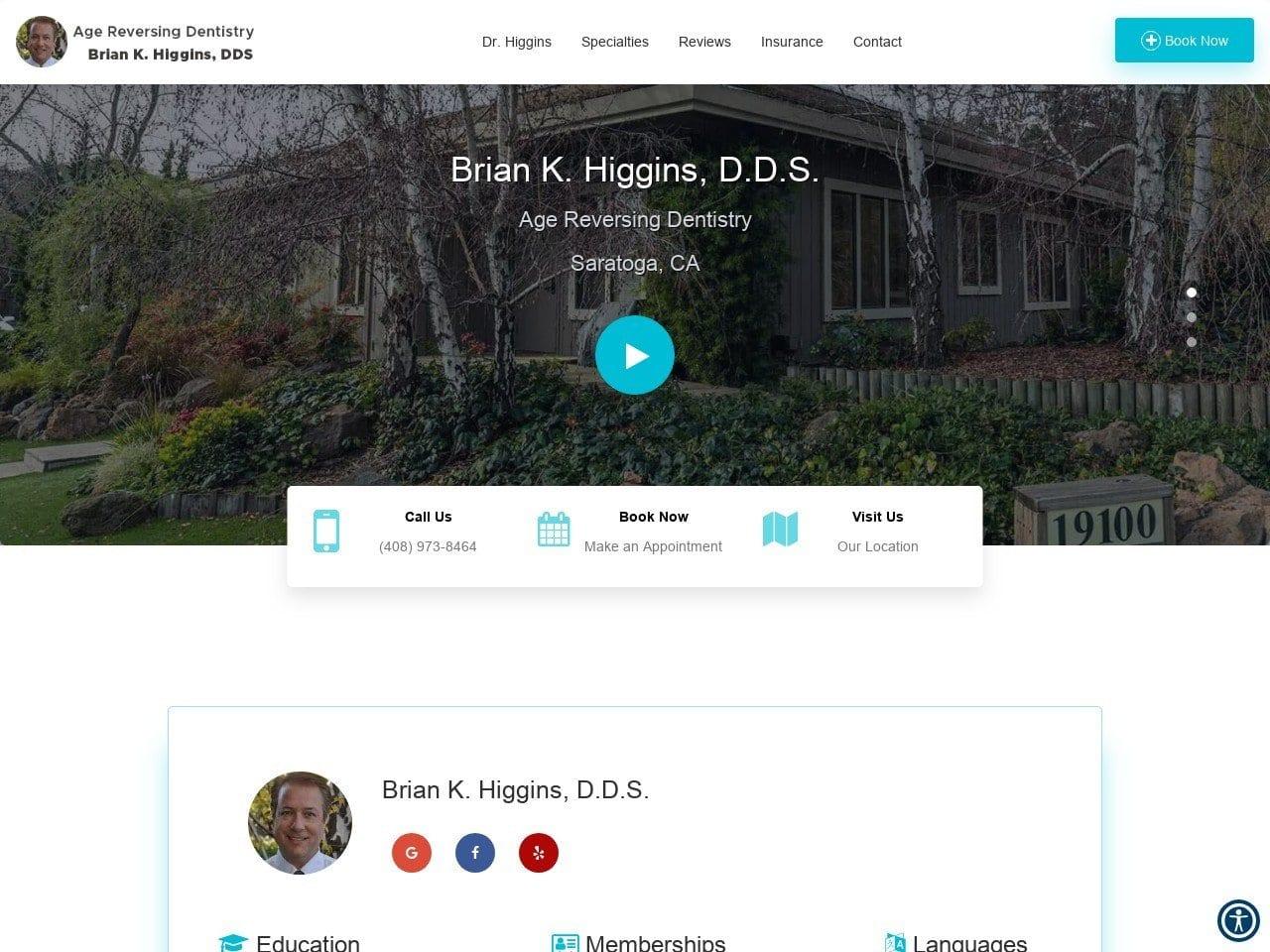 Higgins Dentistry screenshot