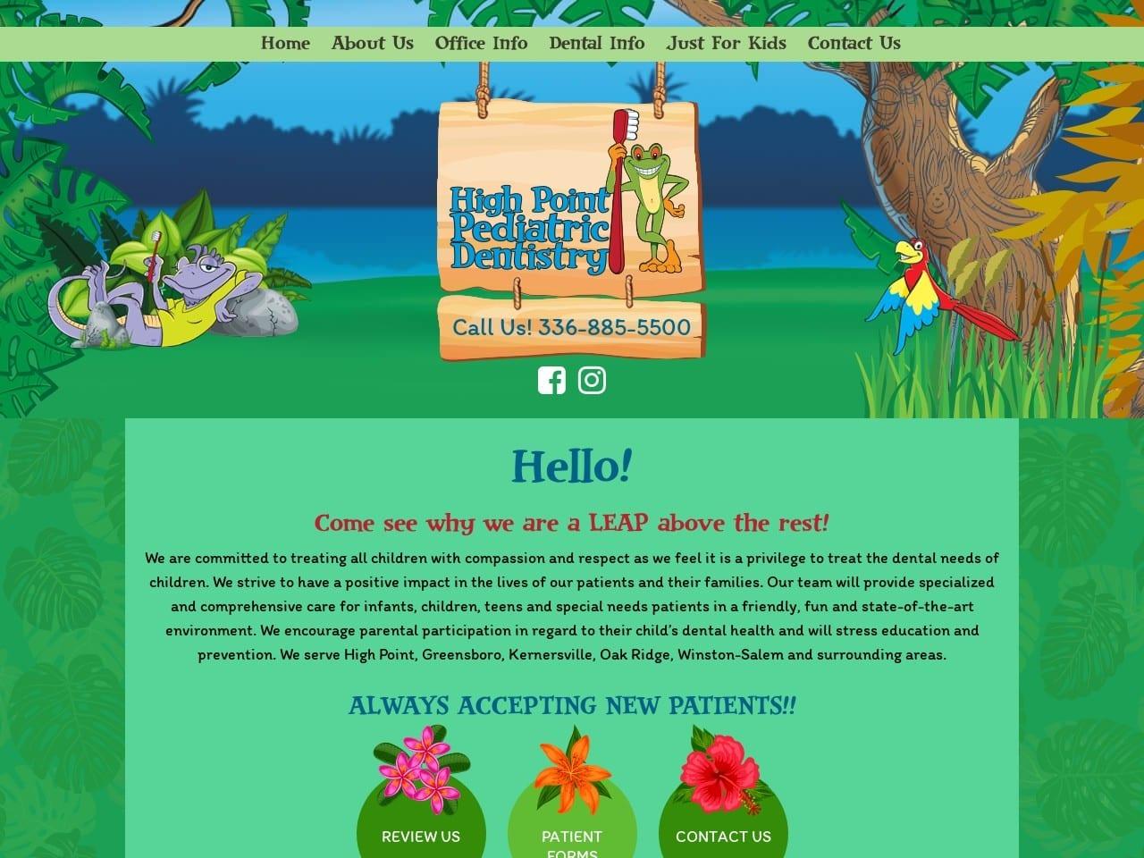 High Point Pediatric Dentistry screenshot