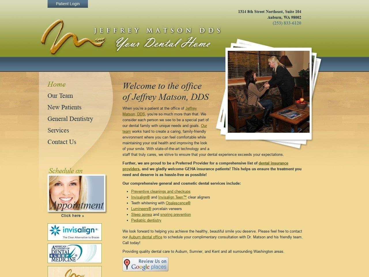 Jeffrey Matson DDS screenshot