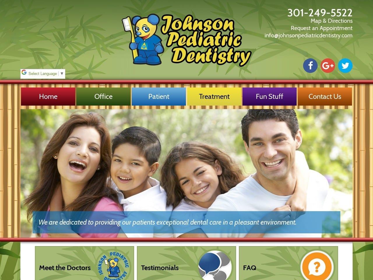 Johnson Pediatric Dentistry screenshot