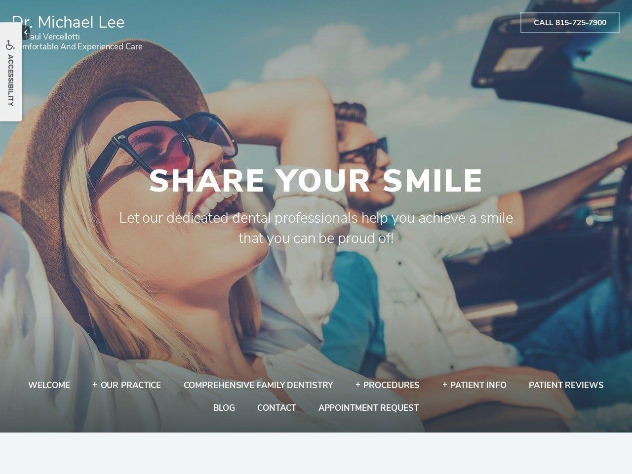Lee & Vercellotti DDS screenshot