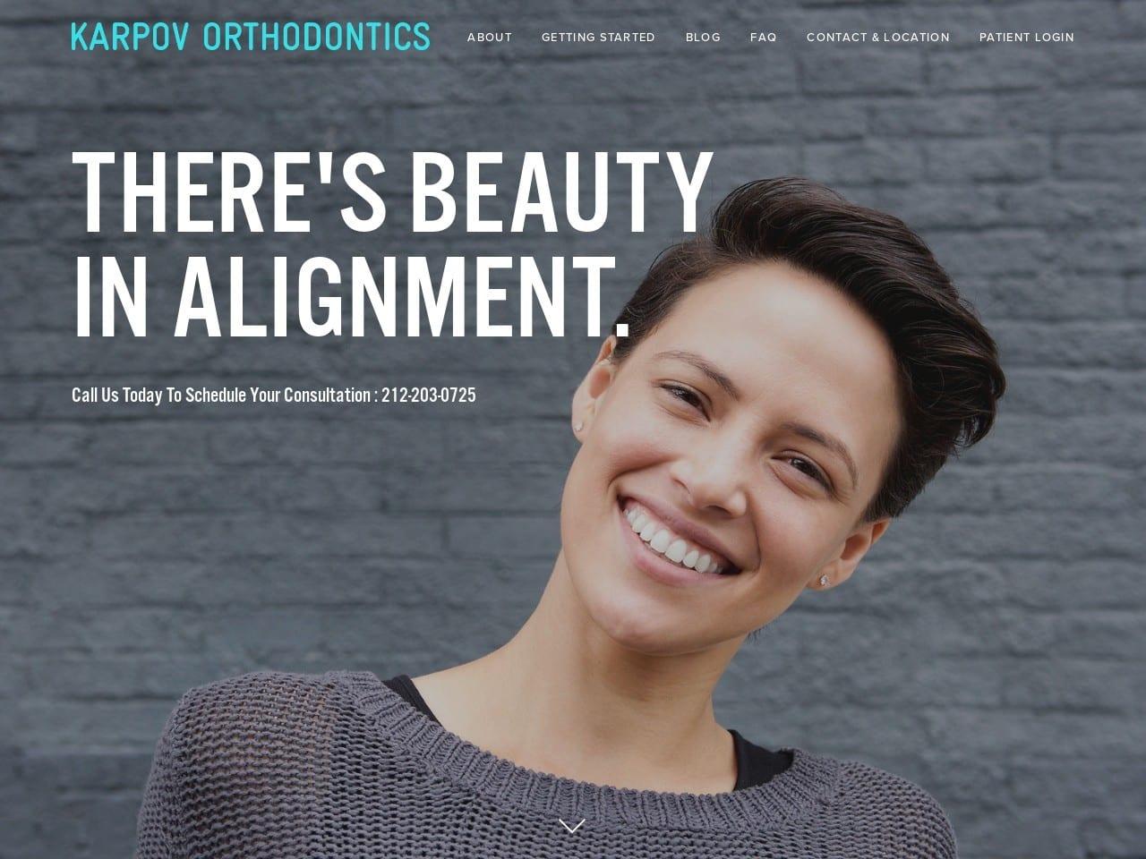 Karpov Orthodontics screenshot