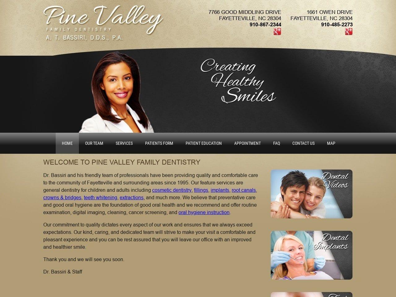 Pine Valley Family Dentist screenshot